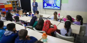 Şehrin yeni ‘Su Müfettişleri’ rozetlerini aldı haberi