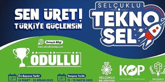 Selçuklu Tekno-Sel 2025 Yarışmasının Başvuruları Başladı haberi