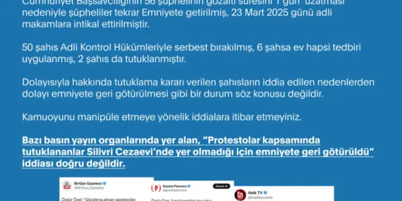 Silivri'de tutuklulara yer kalmadığı iddialarına İletişim'den yanıt haberi