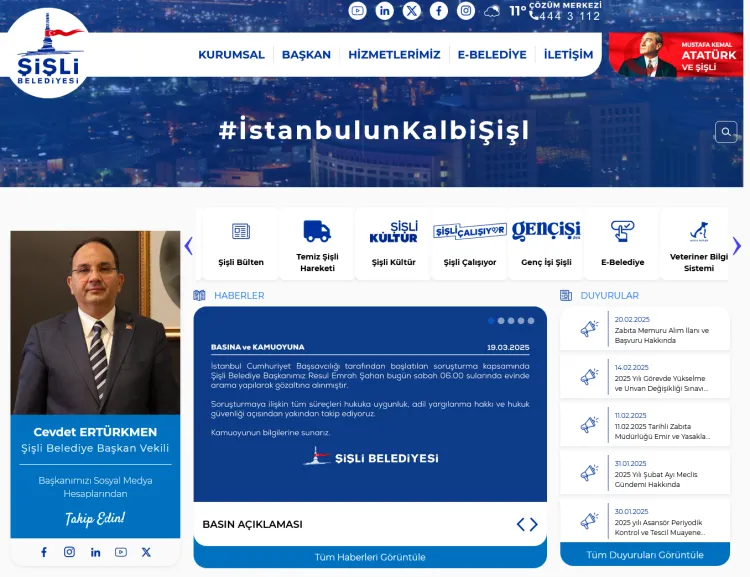 Şişli Belediyesi'nde kayyum göreve başladı haberi