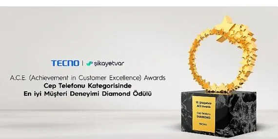 TECNO, A.C.E. Awards’ta İkinci Kez Diamond Ödülü Kazandı! haberi