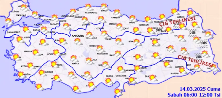 Ülke genelinde yağışsız bir gün... Haftanın son iş gününde hava nasıl olacak? haberi