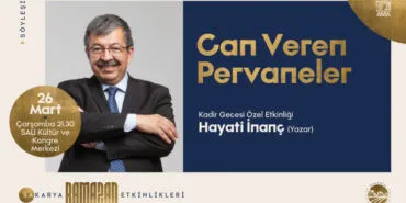 Yazar Hayati İnanç Sakarya’da sanat dostlarıyla buluşuyor haberi
