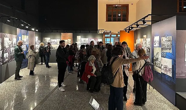 Yunan ziyaretçiler, Yanık Yurt sergisini gezdi haberi