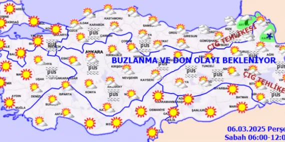 Yurtta hava bugün nasıl olacak? İç ve Doğu'da don, çığ ve pus uyarısı! haberi