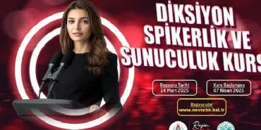 "Diksiyon, Spikerlik ve Sunuculuk" Kursu Açılacak haberi