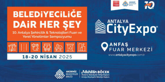 10. Antalya Şehircilik ve Teknolojileri Fuarı 18 Nisan’da başlıyor haberi
