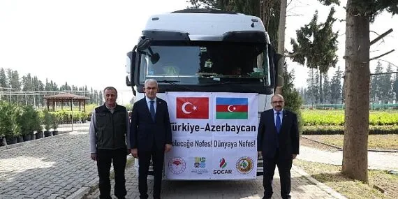 100 bin fidan kardeş ülke için yola çıktı haberi