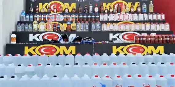 81 ilde sahte içki operasyonu! 137 şüpheli gözaltına alındı! haberi