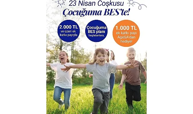AgeSA’dan 23 Nisan’a Özel 1.000 TL Ek Katkı Payı Fırsatı! haberi