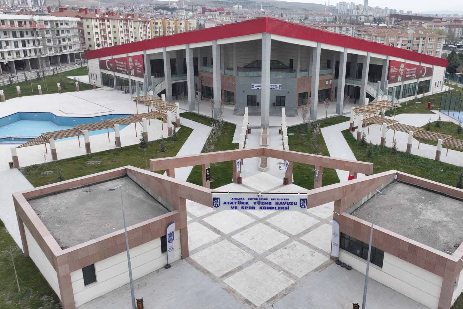 Ankara ‘Sincan Fatih Yüzme Havuzu'nda çalışmalar tam gaz haberi