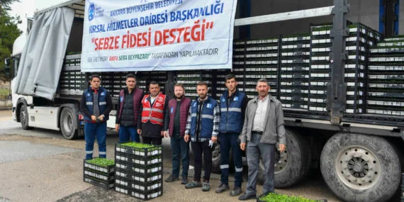 Ankara'da 1 milyonun üzerinde erkenci sebze fidesi dağıtıldı haberi