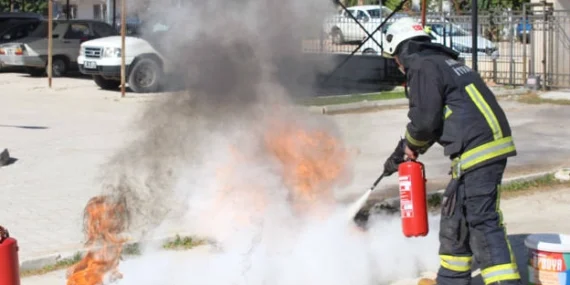 Antalya yangın eğitimleri sürüyor haberi