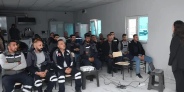 BASKİ personeline “Asbestli Hat Söküm Eğitimi" haberi