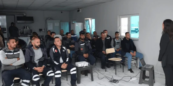 BASKİ personeline “Asbestli Hat Söküm Eğitimi" haberi