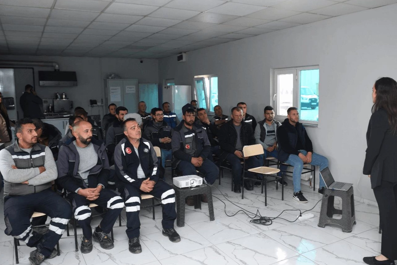 BASKİ personeline “Asbestli Hat Söküm Eğitimi" haberi