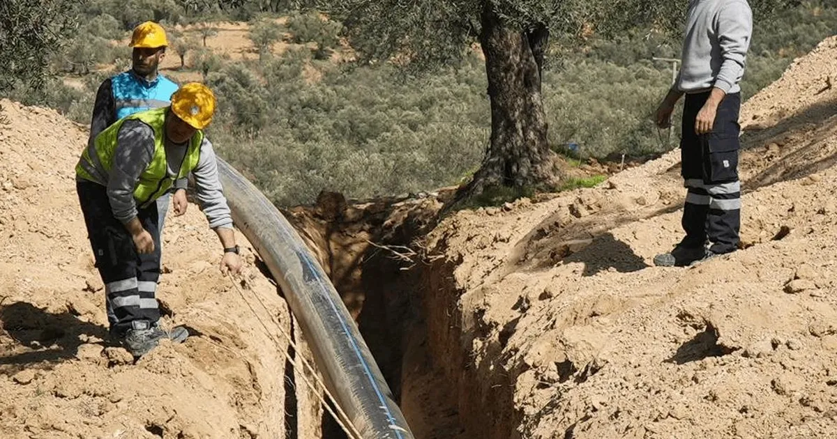 BASKİ’den Gömeç’e yeni içme suyu hattı haberi