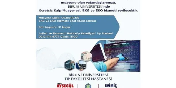 Bakırköy Belediyesinden Ücretsiz Kalp Sağlığı Taraması haberi