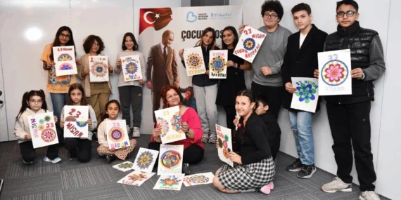 Balıkesir Büyükşehir'den çocukların hayal gücünü geliştiren etkinlik haberi