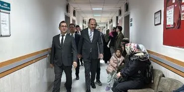 Başkan Altay Meram Devlet Hastanesi’ni Ziyaret Etti haberi