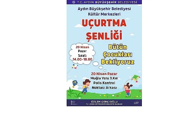 Başkan Çerçioğlu, tüm çocukları uçurtma şenliğine davet etti haberi