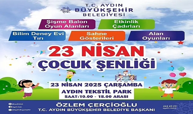 Başkan Çerçioğlu’ndan Çocuklara 23 Nisan Hediyesi haberi