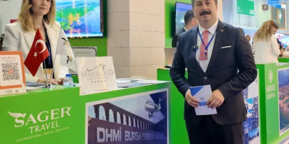 Başkan Ercan Özel Yenişehir'i dünyaya tanıtıyor haberi