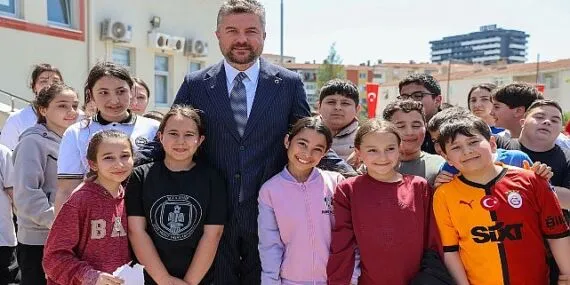 Başkan Görkem Duman:   "Gelecek çocukların gülüşlerinde" haberi