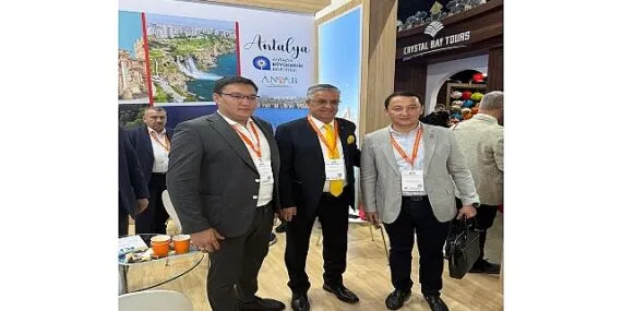 Başkan Topaloğlu Kazakistan Turizm Fuarı’nda haberi