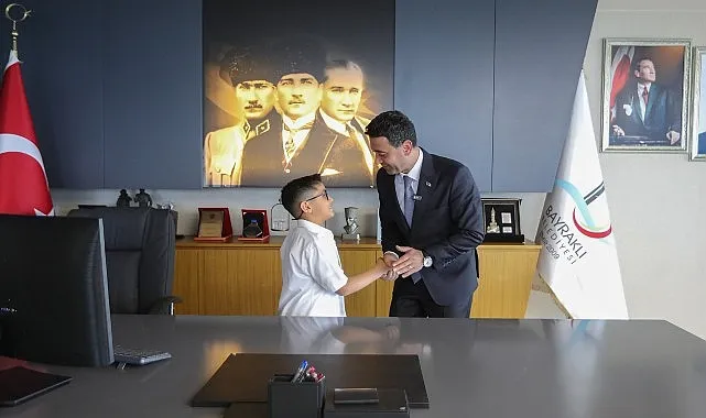 Bayraklı’da minik başkan icraatlarını açıkladı haberi