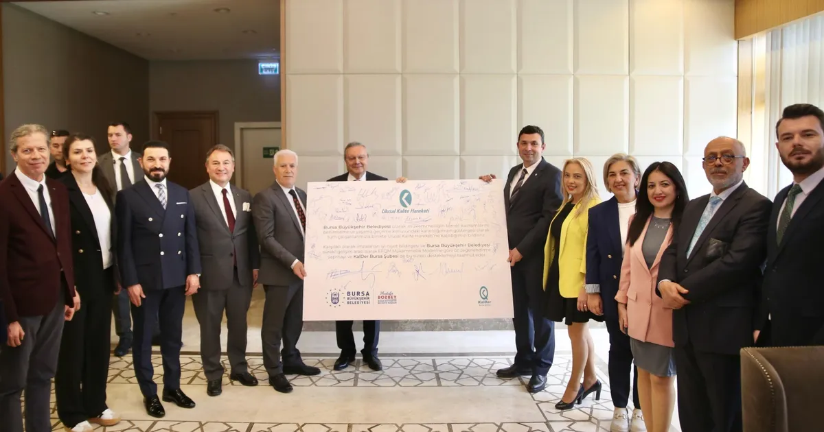 Bursa Büyükşehir ile KalDer 'İyi Niyet Bildirgesi' imzaladı haberi