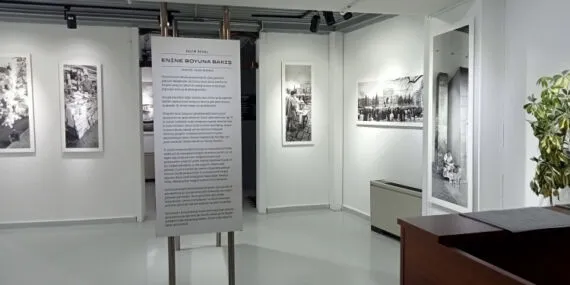 Bursa Nilüfer'de 'Enine Boyuna Bakış' sergisi haberi