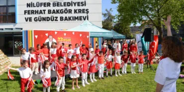 Bursa Nilüfer’in kreşlerinde 23 Nisan coşkusu haberi