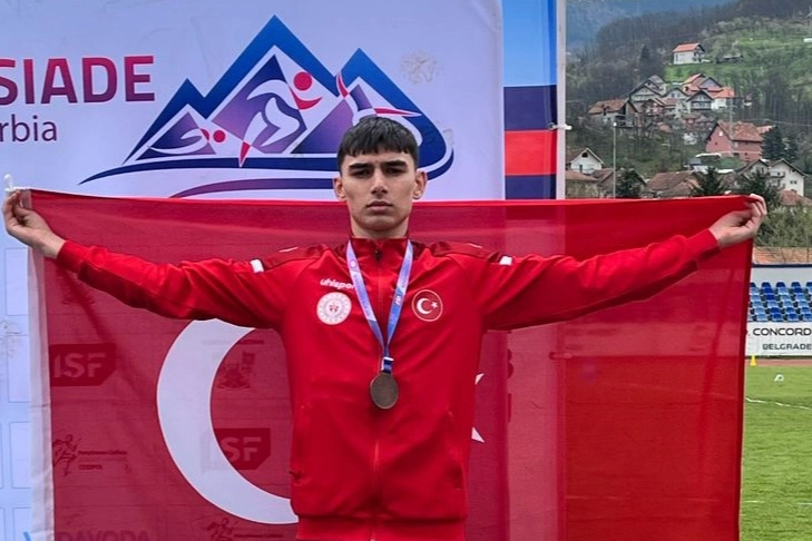 Bursa Osmangazili milli atletten dünya üçüncülüğü haberi