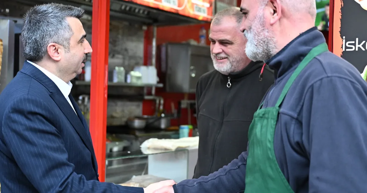 Bursa Yıldrırım'da Başkan Yılmaz komşu ziyaretinde haberi