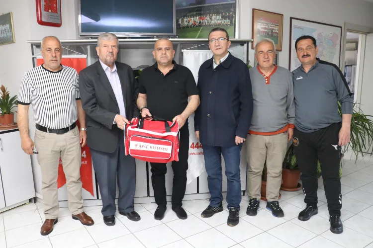 Bursa'da amatör spora 'Hayat' veren çantalar teslim edildi haberi