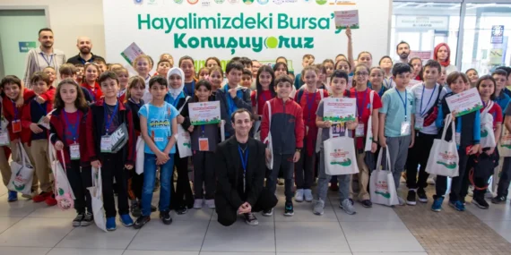 Bursa'da çocuklar hayallerindeki Bursa'yı konuştu haberi