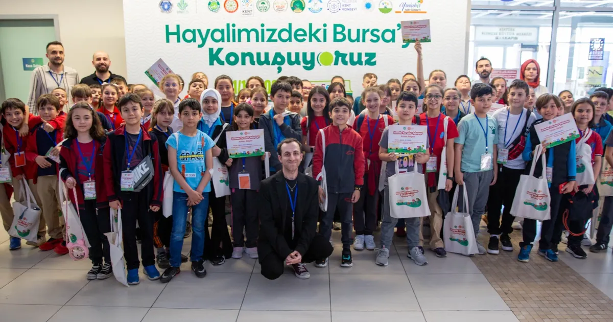 Bursa'da çocuklar hayallerindeki Bursa'yı konuştu haberi