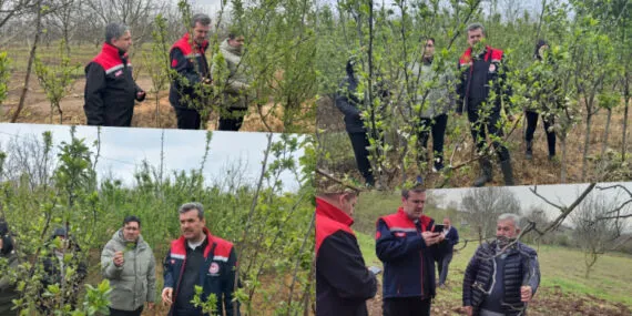 Bursa’da zirai don zararına karşı ekipler sahada haberi