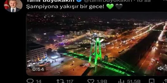 Büyükakın'ın 'Kocaelispor' paylaşımları 24 saat geçmeden 13 milyon izlendi haberi