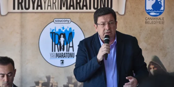 Çanakkale'de bir ilk! Ünlü sporcular koşacak haberi