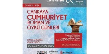 Çankaya, Cumhuriyet Roman ve Öykü Günleri Başlıyor haberi