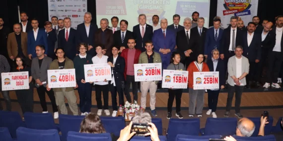 Çekirdekten girişimci proje olimpiyatlarında ödüller sahiplerini buldu haberi