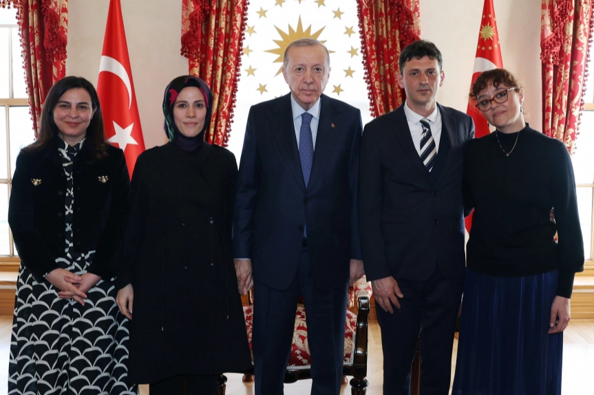 Cumhurbaşkanı Erdoğan, Minguzzi ailesini kabul etti haberi