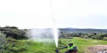 Dikili Yahşibey Sulama Göleti İletim Hattı tamamlandı haberi