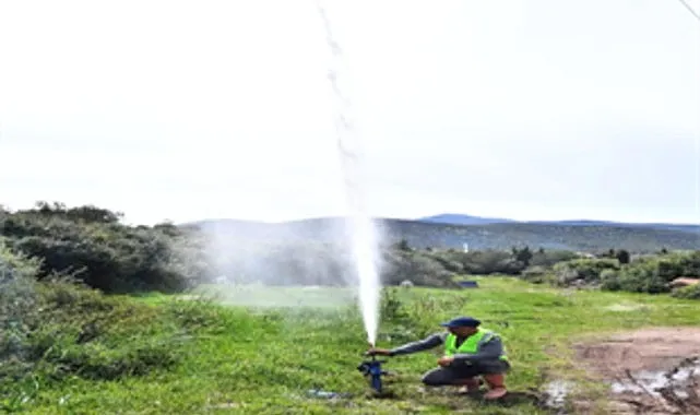 Dikili Yahşibey Sulama Göleti İletim Hattı tamamlandı haberi