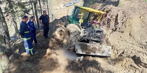 Düzce'de traktör kazası! haberi