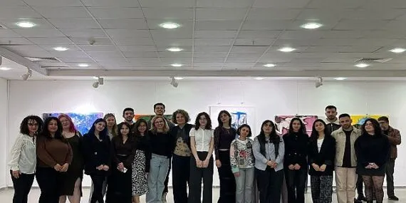 EÜ’de öğrencilerin eserleri beğeniye sunuldu haberi