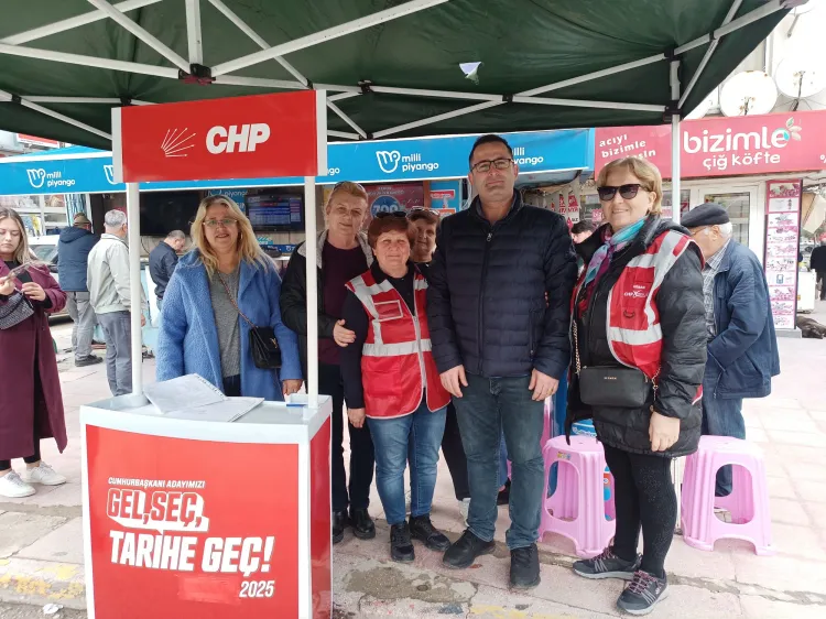 Edirne Keşan'da CHP’den erken seçim ve İmamoğlu için imza çağrısı haberi