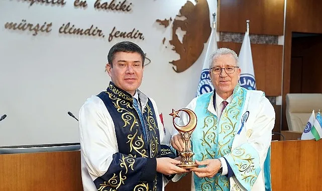 Ege Üniversitesi,Özbekistan Yükseköğretim Kurulu Başkanı Prof. Dr. Odil Abdurakhmanov’a ‘Fahri Doktora’ unvanı verdi haberi